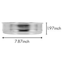 2X Tamis de Devinette de Jardin pour Usage Intensif Outil de Jardinage pour Plateau de Graine de Compost Une Tamisage-10 (2mm)