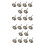 20 Pcs Stainless Steel Wire Brushes Disc Brush Round Brush 25mm Diameter for 1