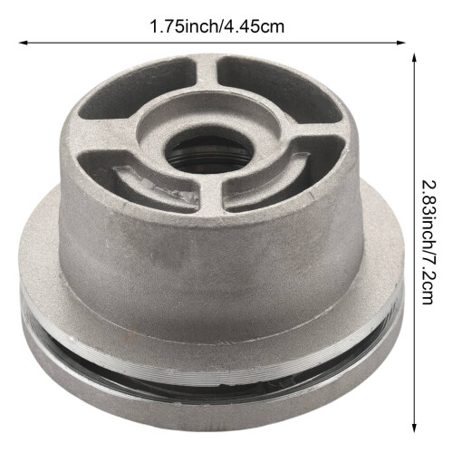 2X Universal Aluminum Grass Trimmer  with 8 Lines Brush Cutter  Thread Nylon Grass Cutting   Silver