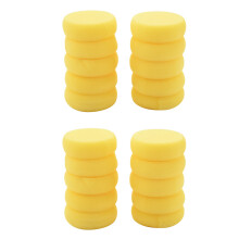 20Pcs Round Synthetic Artist Paint Sponge Sponges for Painting Pottery Watercolor Art Sponges Yellow 2.75Inch