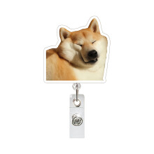 Retractable Badge Clip Flexible Cord Office Wearable-Design 5