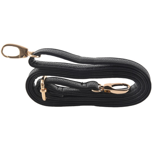 Women'S PU Leather Adjustable Messenger Bag Strap Black 1
