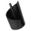 Natural Wood Vertical Tissue Holder Rack Kitchen Roll-Black 1