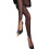 High Durability Nylon Footless Tights with Toe Loop-Black 1
