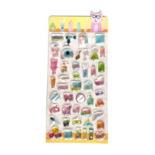 Shimmering 3D Animal Sticker Suitable for Kids Room-Yellow