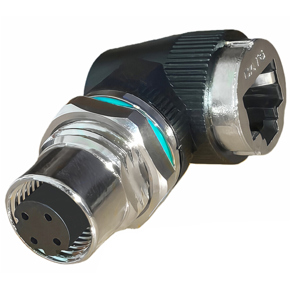 Durability 12Mm 8Pin A Type To Rj45-4P Female Connector Elbow 7627001428942