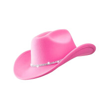 Fashionable Cowgirl Hats Design Halloween Costume Hat-Pink