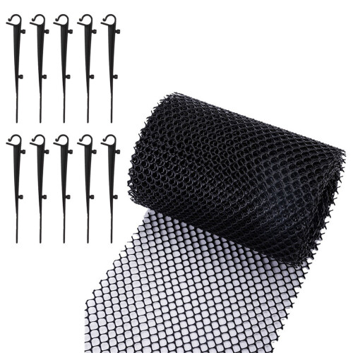 Plastic Gutter Guard Mesh with Fixed Hooks Efficient-15cmx20m