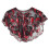 Glittering Party Wrap Breathable Mesh Sequins Embellished-Red 1