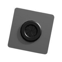 86 Type Cable Socket Panel With Outlet Hole Decorative-grey