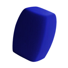 Shockproof Microphones Foam Cap With Geometric Design For-Blue