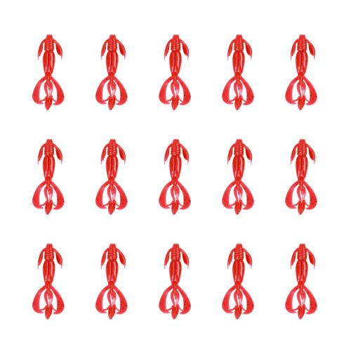 High Elasticities Shrimp Soft Baits Snag Resistant Hide-Red 6cm