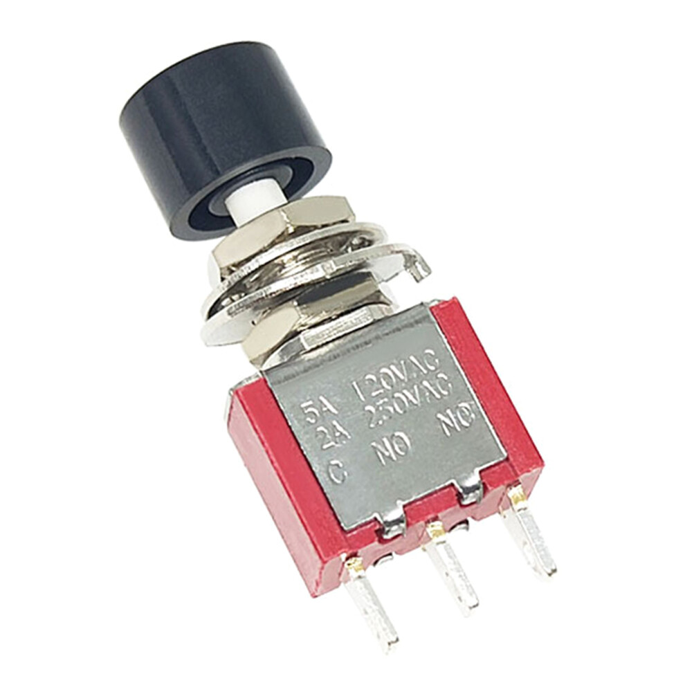 Ps102 3Pin 6Pin Pushbutton Switches Automatic- Hat 3 Feet Black 7627001429444