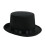 Magicians Style Top Hat Practical Polyester Cosplay-Black 1