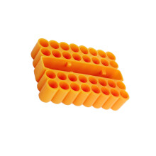 32 Holes Screwdriver Bits Holder Soft Rubber Drill-Orange 1pc
