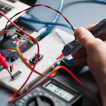 Stift-Multimeter ABS kontaktloser Tester 2x AAA-Batterien