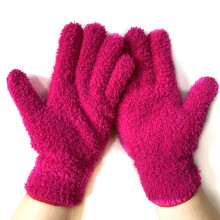 Le gant de Microfibre de gants de ménage de Multiuse-rose rouge