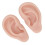 Realistic Detachable Silicone Ear Pair Designed-light skin tone 1