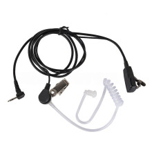Walkie Talkie 2,5 mm Oortje 1 Pin Verborgen Akoestische Buis Oortjes Headset met PTT-Microfoon voor  Talkabout MH230R