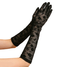 2pcs Fashionable Lace Gloves Sophisticated Outfit Glove