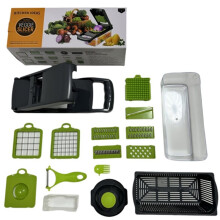 Cortador de Verduras Multifuncional, Herramienta para Cortar en Dados en la Cocina, Rallador Doméstico, Rallador de Patatas, Rebanador