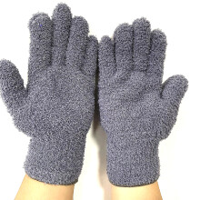 Gant d'époussetage réutilisable doux pour les plantes- gris