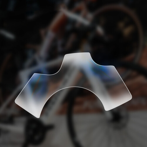 Bike Frame Decals Bike Bottom Bracket Shell-Plum v4RS