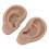 Realistic Silicone Ear Practice Tool For Ear-dark skin color 1