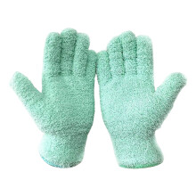 Gants de nettoyage polyvalents avec microfibre douce, gants-bleu