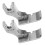 Pied-de-biche à plat robuste, 2 pièces, pour tissu-P36W 1