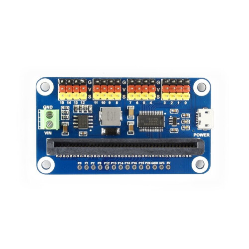 Servo Driver for Micro:Bit 16-Channel Servo Driver Controller Expansion Board I2C Interface for Robot Accessories