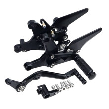Raised Pedal Competition Modified Pedal Adjustable Motorcycle Components for Zhang Xue ZX500RR Black