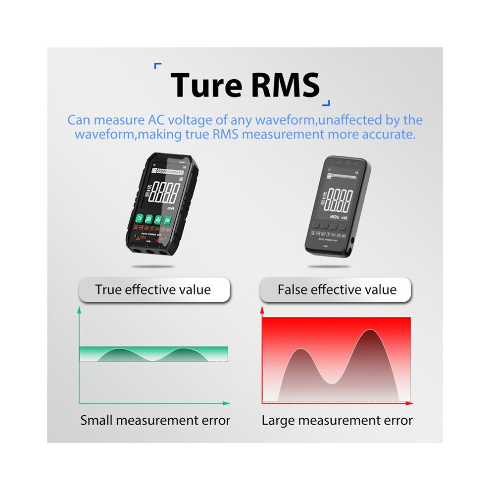 Auto-Ranging Digital Multimeter 6000 Counts True Rms Tester Capacitance Ohm Hz Test Electrician Tools 4711252483997