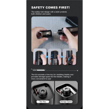 JM-Y10 PRO Ultrasonic Cutting Knife Kit for PVC Cable Plastic Circuit Board Cutting Degumming Rust Removal Tool EU PLUG
