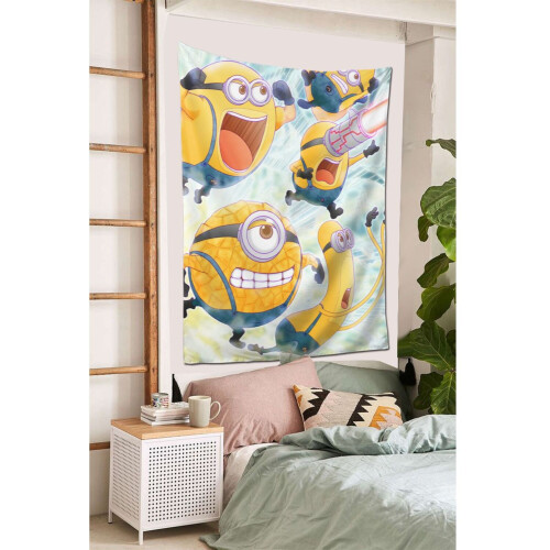 Tapeçaria de parede dos Minions 60x51 polegadas 2