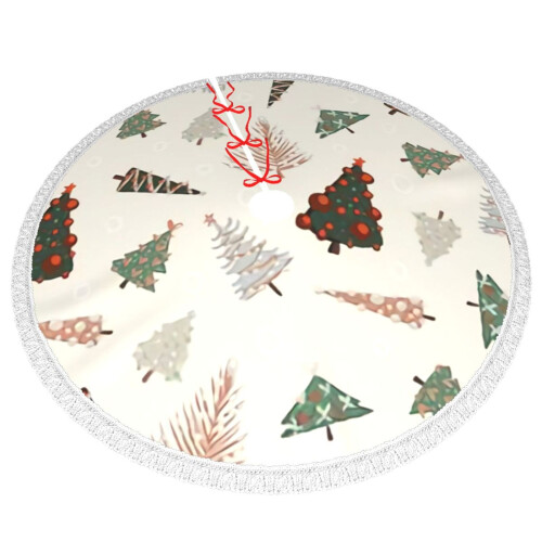 Weihnachtsbaumrock 76 cm Polyester Weihnachtsdekoration 2