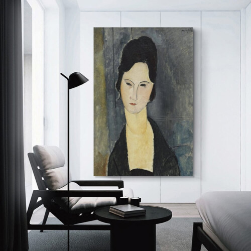 Αφίσα σε καμβά με εκτύπωση τέχνης Modigliani 16x24 ίντσες 2