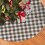 Kerstboomrok 48 inch bruin wit tartan 3