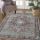Boho Area Rug 5 x 7 ft Brown Black Non-Slip Machine Washable 4