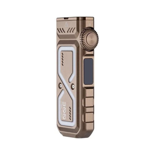 Multi Multifunctional Flat Flashlight 1300LM Flashlight -UV LEP RGB  USB-C 265M Long Range Sand