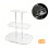 Transparency Acrylic Multilayer Wine Glass Display Stand Elegant 7