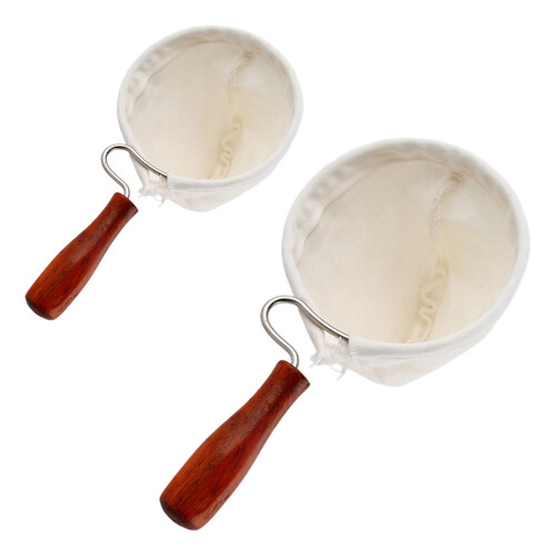 Flannel Coffee Filter Bag Washable Coffee Sock Strainer-large 1