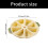 Heat Resistant Silicone Cake Pan Easy Demolding Baking Molds for 3