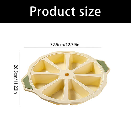 Heat Resistant Silicone Cake Pan Easy Demolding Baking Molds for 2