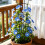 Adjustable Modern Moon Design Iron Plant Support Trellis-Gold 5