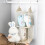 Eco-Friendly Hanging Tote Bag Organizer - Dust-Proof, Transparent Storage Solution for Closets Storage Bag Black 2 Layer 2