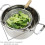 2pcs 8-Inch Stainless Steel Strainer with Fine Mesh, Deep Bowl, and Wire Handle, Silver 4