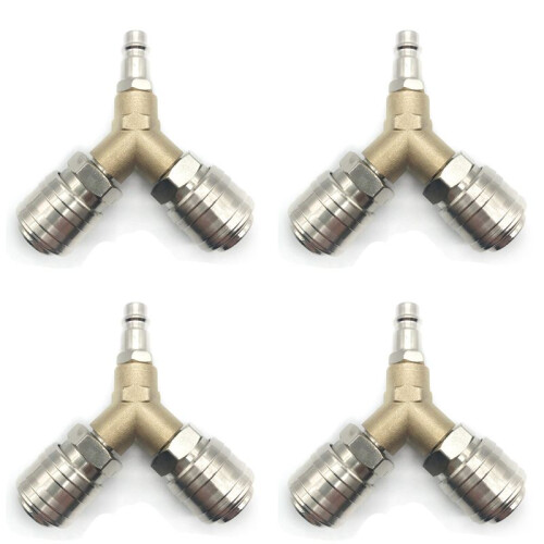 4X Compressed Air Connection, Compressed Air Distributor, Compressed Air , with 1/4 Inch Connections