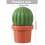 Elegant Miniature Cactus Condiment Container With Easy Cleaning 3