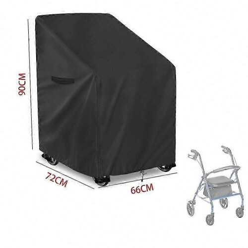 Waterproof Rollator Cover for Walker with Wheels & Seat, Durable Senior Protector 2